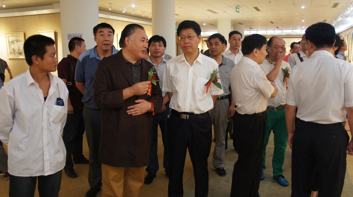 美丽中国行----韩国栋中国画艺术展 巡展中国画都 山东潍坊