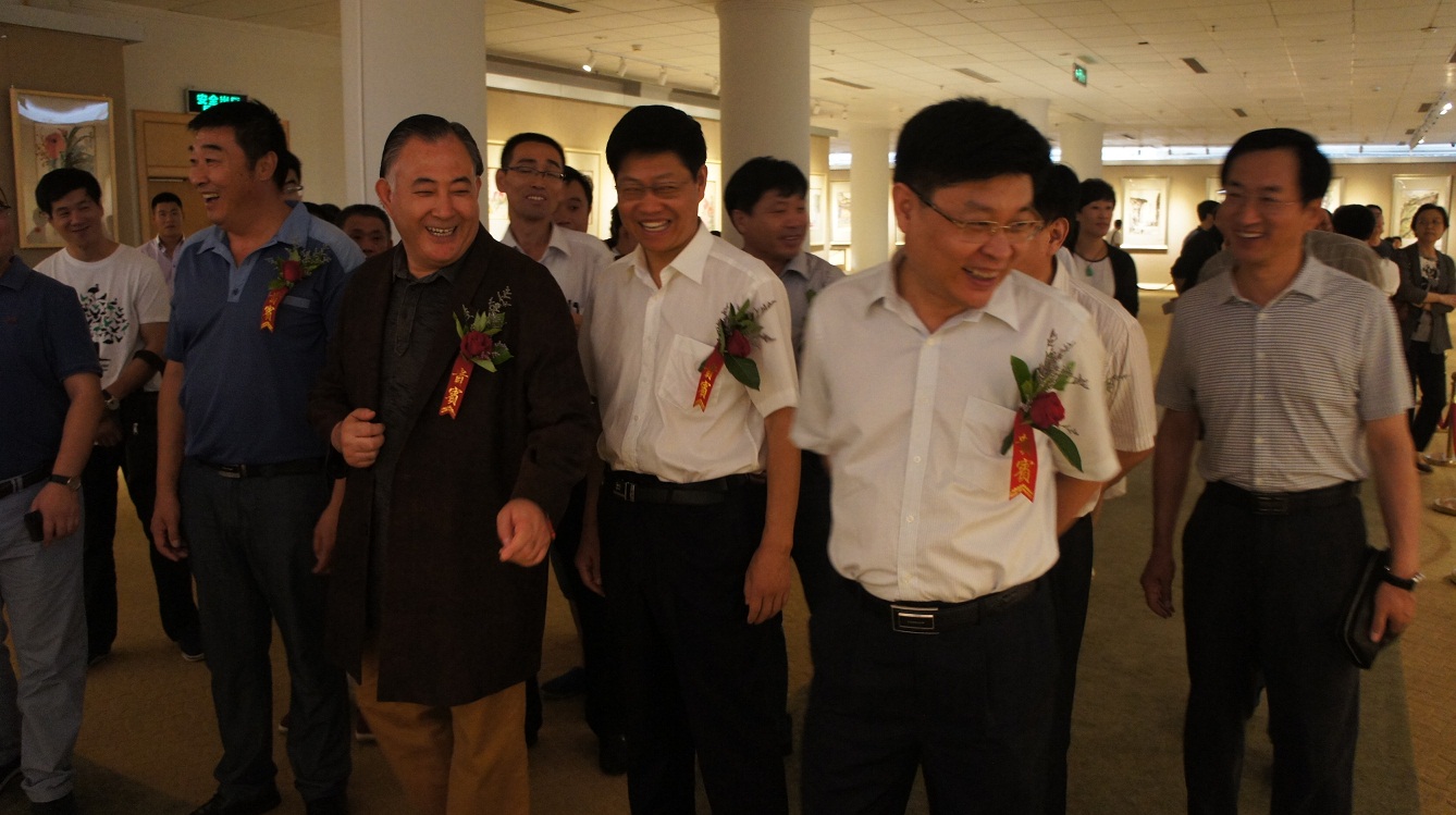 美丽中国行----韩国栋中国画艺术展 巡展中国画都 山东潍坊