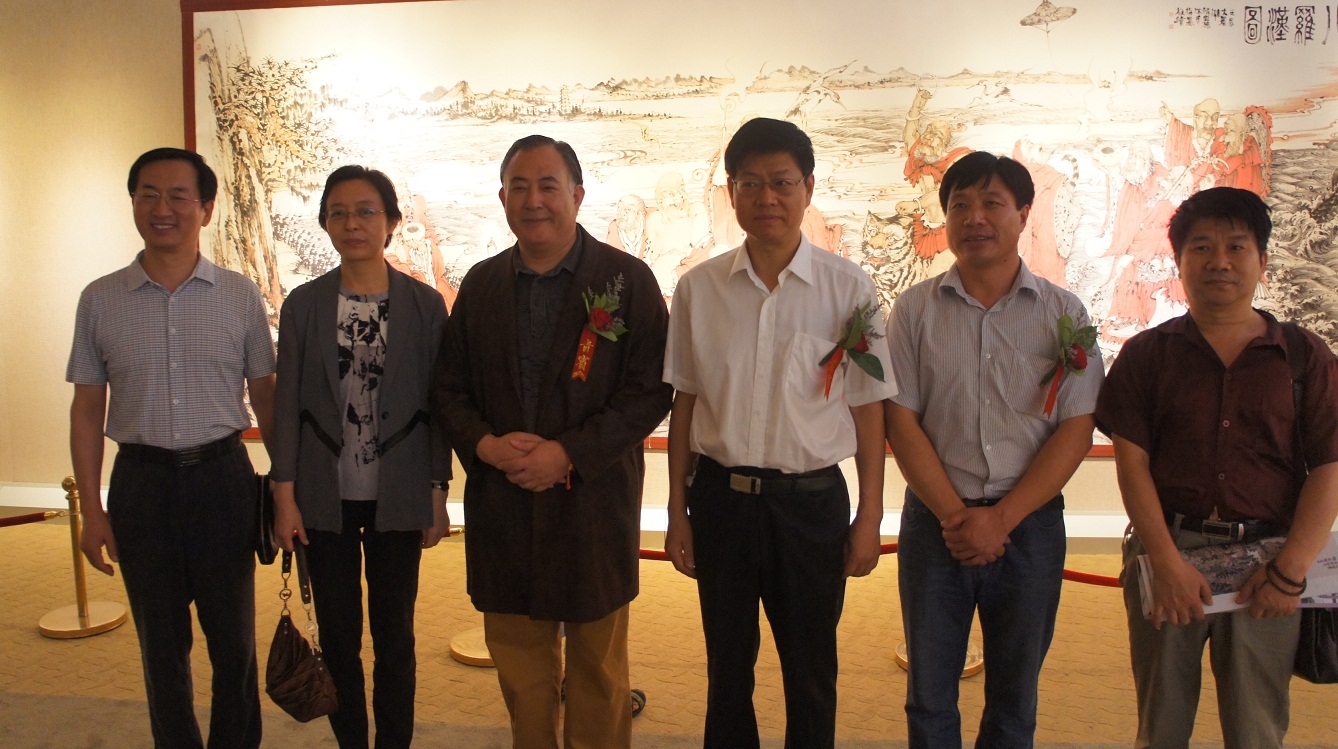 美丽中国行----韩国栋中国画艺术展 巡展中国画都 山东潍坊
